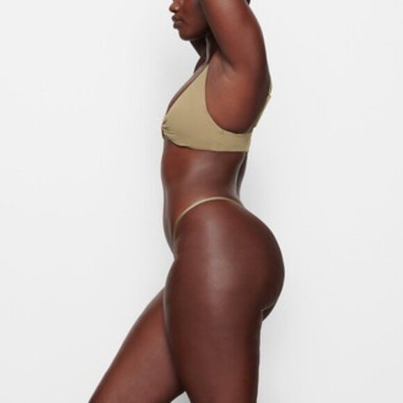 SKIMS Fits Everybody Micro Thongs Lot of 4 Khaki Neon Orange Sugar Plum 3X - Picture 11 of 11